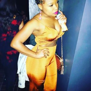 2-piece bralettle and pant set